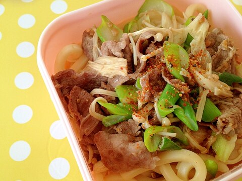 すき焼きうどん。